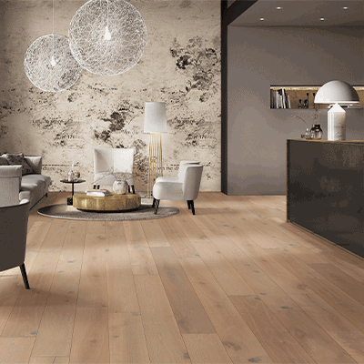 commercial hardwood flooring in hotel